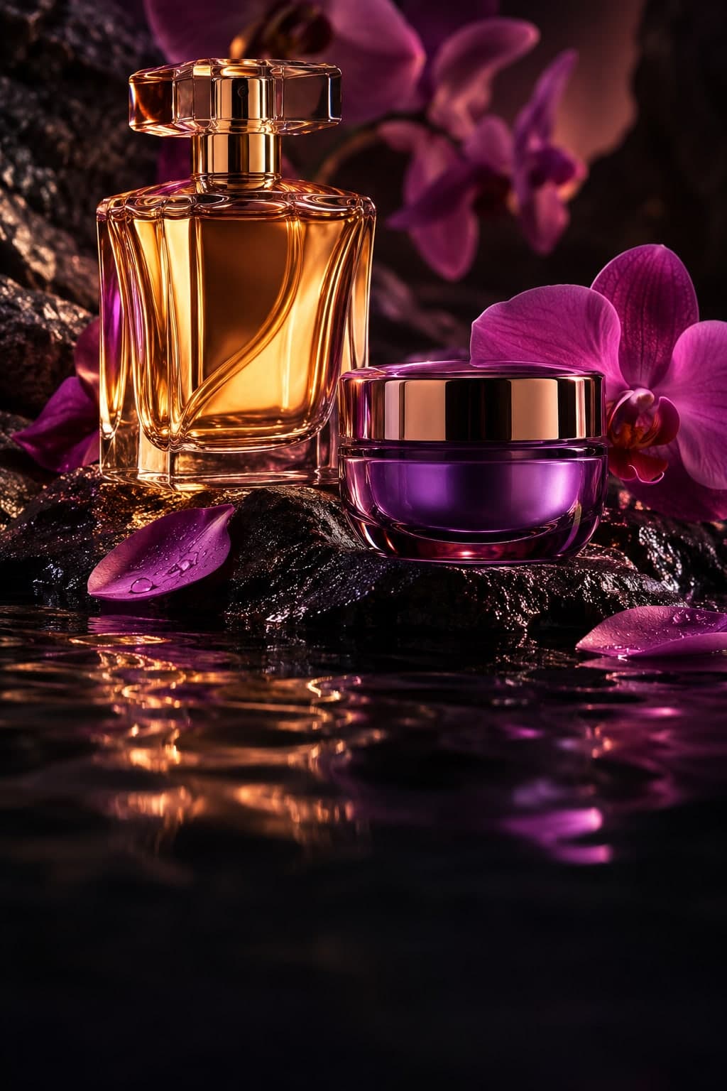 Photographie éditoriale d’un flacon de parfum